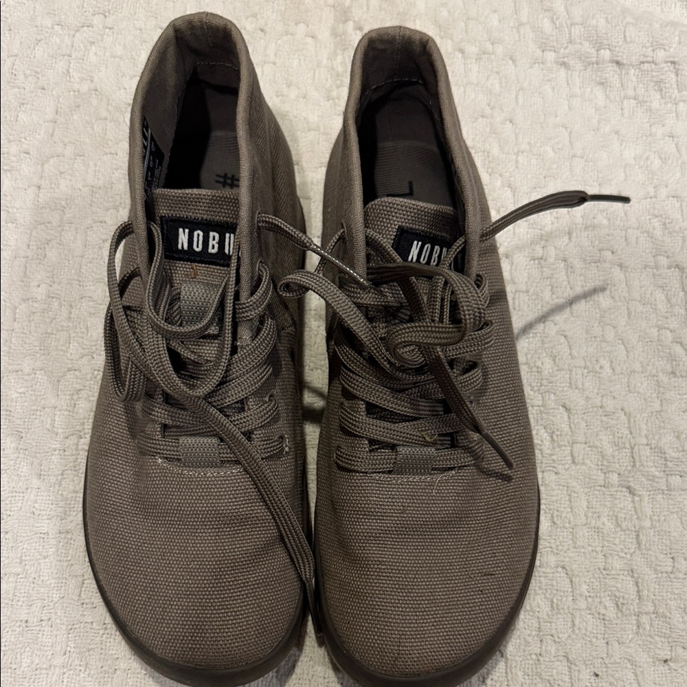 NOBULL Beige/Brown Midtop Sneakers